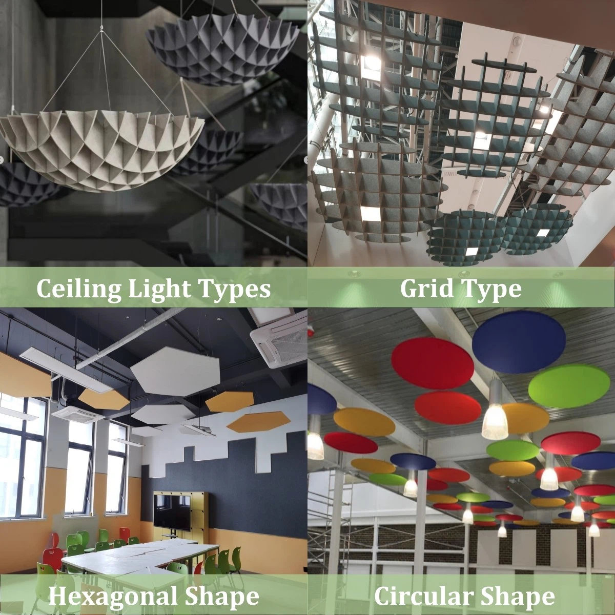 1.PET Panel Ceiling Size Customization 1.PET Panel Ceiling Size Customization