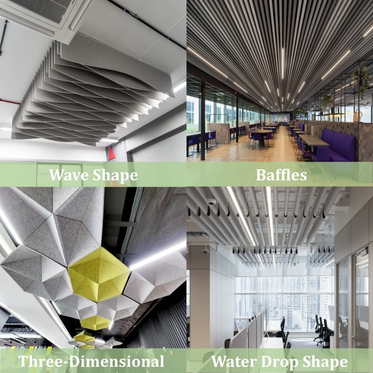 2.PET Panel Ceiling Style Customization 2.PET Panel Ceiling Style Customization